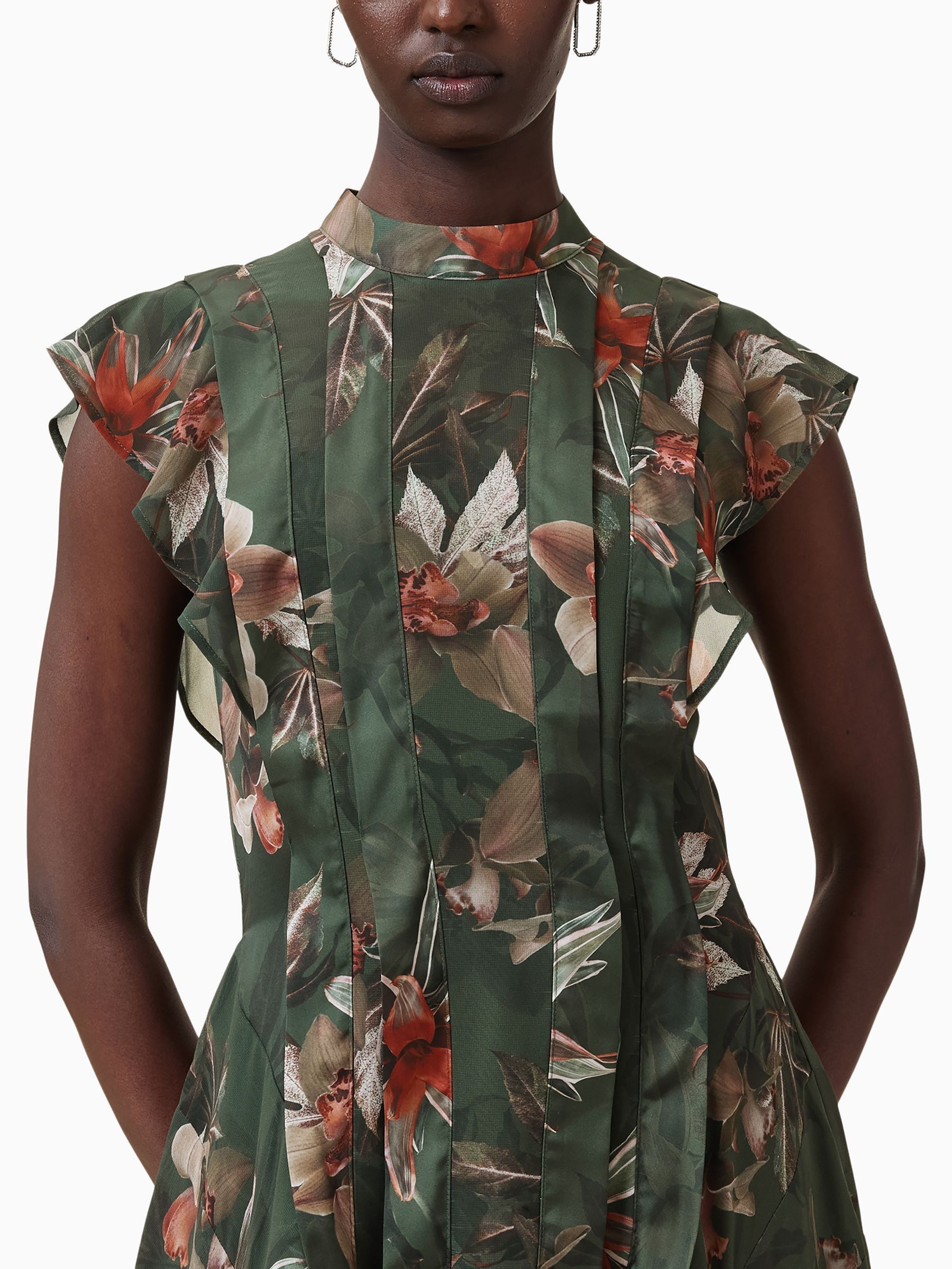 美品　オールセインツ　Fleur Dress　US2サイズ　グリーン Buy AllSaints Green Fleur Dress from Next USA