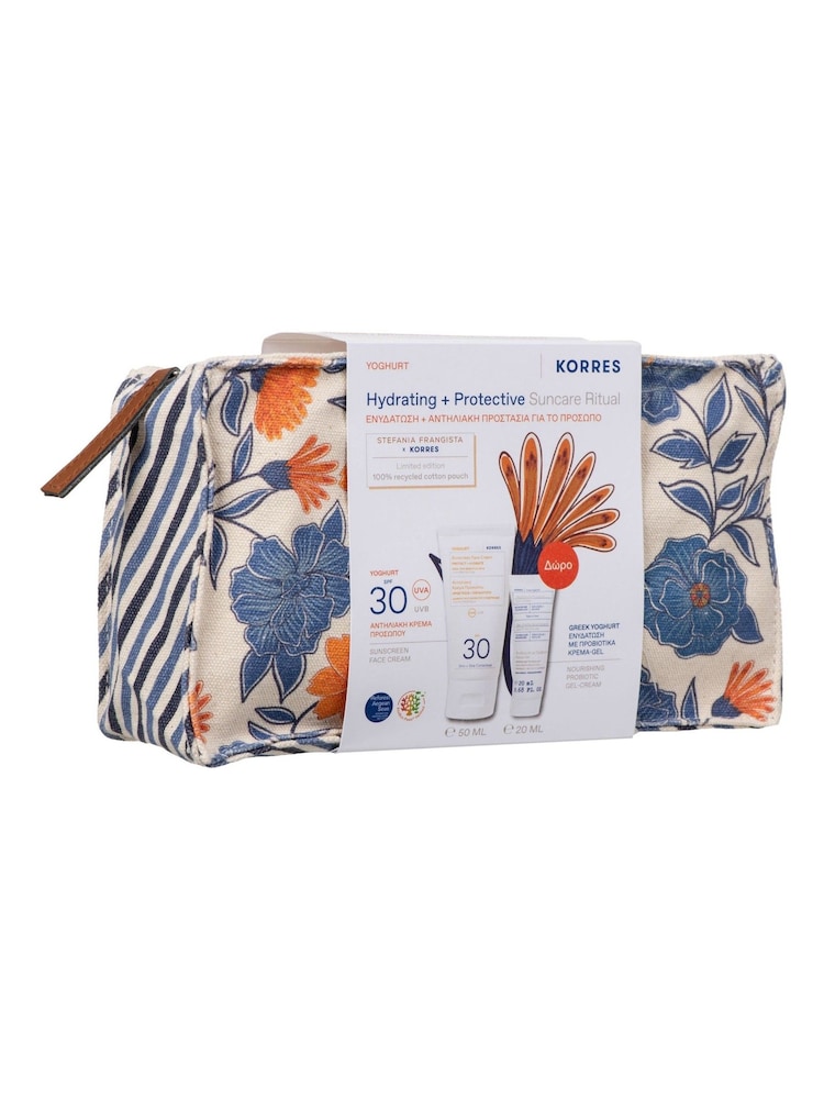 Korres Multi Yoghurt Sunscreen Face Cream SPF 30 50ml + Greek Yoghurt Probiotic Gel 20ml - Image 3 of 3 Korres Multi Yoghurt Sunscreen Face Cream SPF 30 50ml + Greek Yoghurt Probiotic Gel 20ml - Image 3 of 3