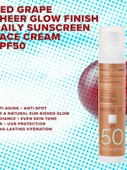 Korres Multi Red Grape Sheer Glow Sunscreen Face Cream SPF50 + Black Pine Primus Day - Image 3 of 5
