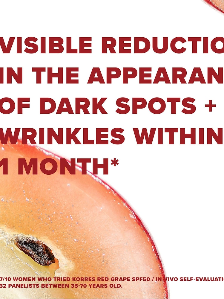 Korres Multi Red Grape Sheer Glow Sunscreen Face Cream SPF50 + Black Pine Primus Day - Image 5 of 5