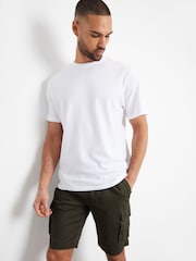 Threadbare Green Jogger Style Cargo Shorts - Image 4 of 4