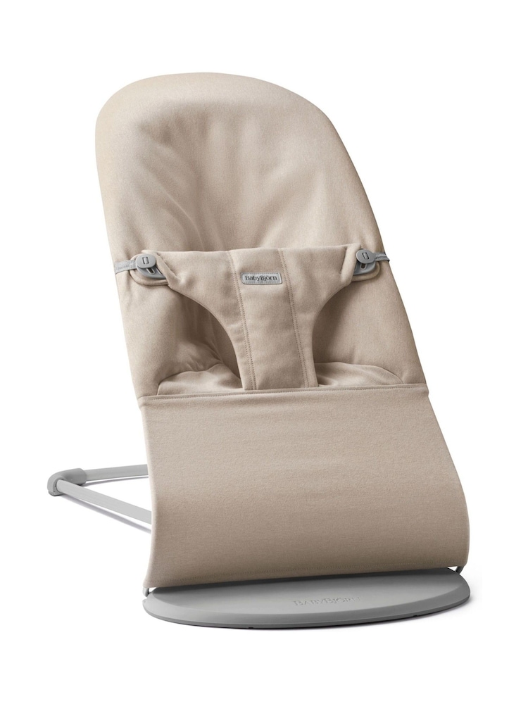 BabyBjörn Light Beige Baby Bouncer Bliss Woven Melange - Image 1 of 5