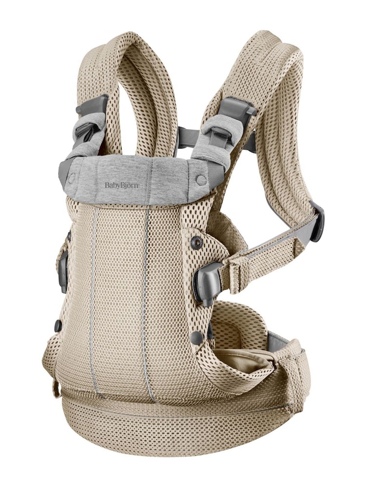 BabyBjörn Grey Beige Baby Carrier Harmony 3D Mesh - Image 8 of 8
