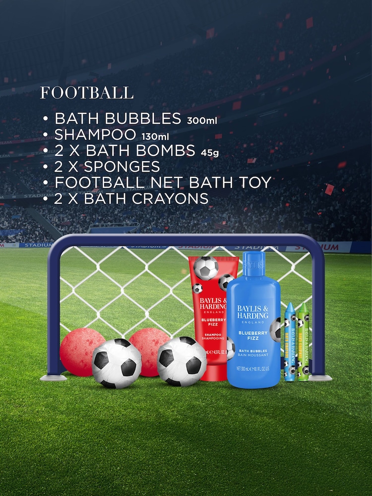Baylis & Harding Football Kick Off Bath Kit Gift Set - Image 2 of 5