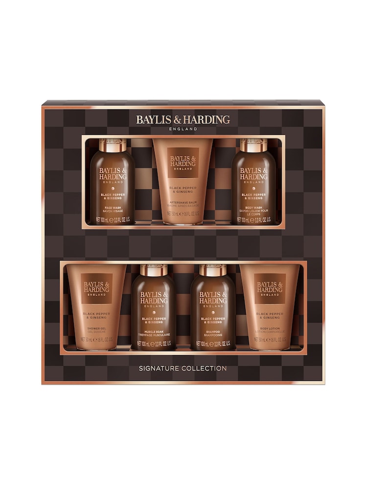 Baylis & Harding Black Pepper & Ginseng His Essential Luxuries Gift Set - Image 1 of 5 Baylis & Harding Black Pepper & Ginseng His Essential Luxuries Gift Set - Image 1 of 5