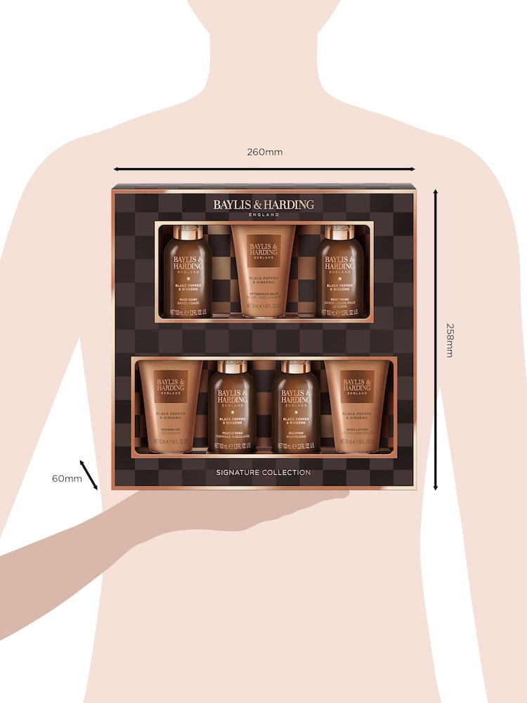 Baylis & Harding Black Pepper & Ginseng His Essential Luxuries Gift Set - Image 5 of 5 Baylis & Harding Black Pepper & Ginseng His Essential Luxuries Gift Set - Image 5 of 5
