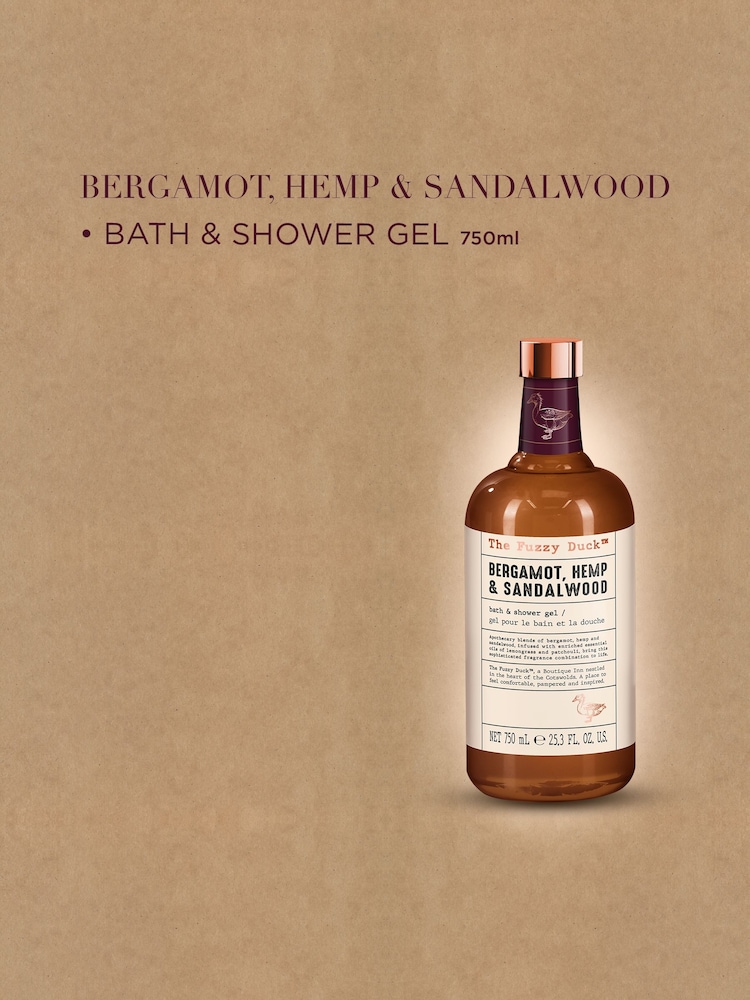 Baylis & Harding The Fuzzy Duck Bergamot Hemp & Sandalwood Mens Luxury Bath & Shower Gel Gift - Image 2 of 5