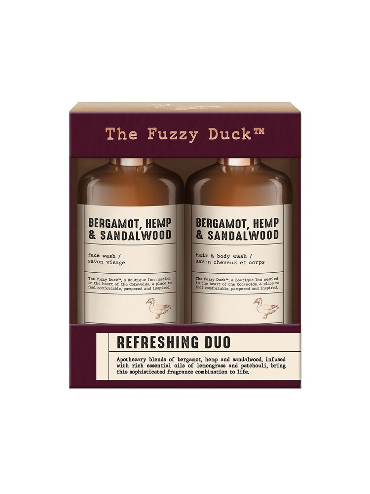 Baylis & Harding The Fuzzy Duck Bergamot, Hemp & Sandalwood Mens Refreshing Duo Gift Set - Image 1 of 5