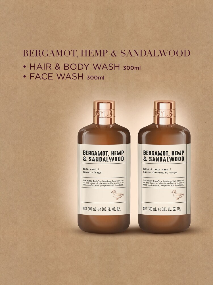 Baylis & Harding The Fuzzy Duck Bergamot, Hemp & Sandalwood Mens Refreshing Duo Gift Set - Image 2 of 5 Baylis & Harding The Fuzzy Duck Bergamot, Hemp & Sandalwood Mens Refreshing Duo Gift Set - Image 2 of 5