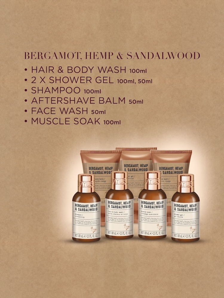 Baylis & Harding The Fuzzy Duck Bergamot, Hemp & Sandalwood Mens 7 Day Essentials Gift Set - Image 2 of 5 Baylis & Harding The Fuzzy Duck Bergamot, Hemp & Sandalwood Mens 7 Day Essentials Gift Set - Image 2 of 5