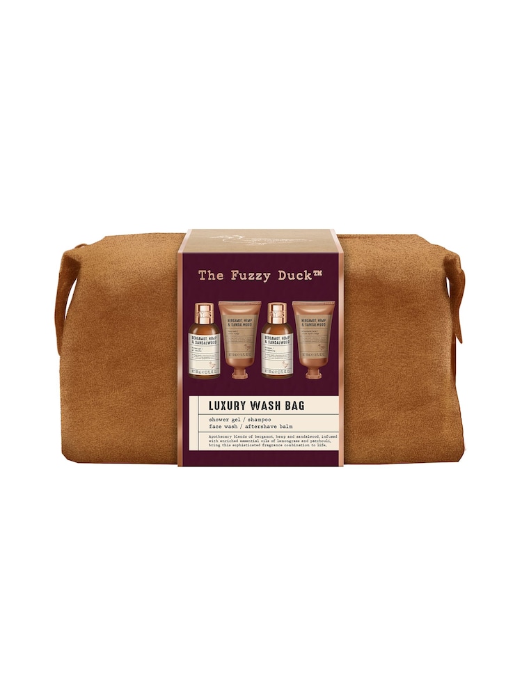 Baylis & Harding The Fuzzy Duck Bergamot, Hemp & Sandalwood Mens Luxury Wash Bag Gift Set - Image 1 of 5