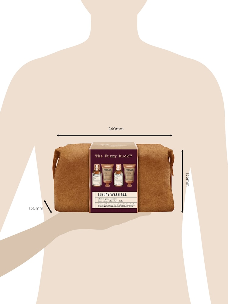 Baylis & Harding The Fuzzy Duck Bergamot, Hemp & Sandalwood Mens Luxury Wash Bag Gift Set - Image 5 of 5 Baylis & Harding The Fuzzy Duck Bergamot, Hemp & Sandalwood Mens Luxury Wash Bag Gift Set - Image 5 of 5