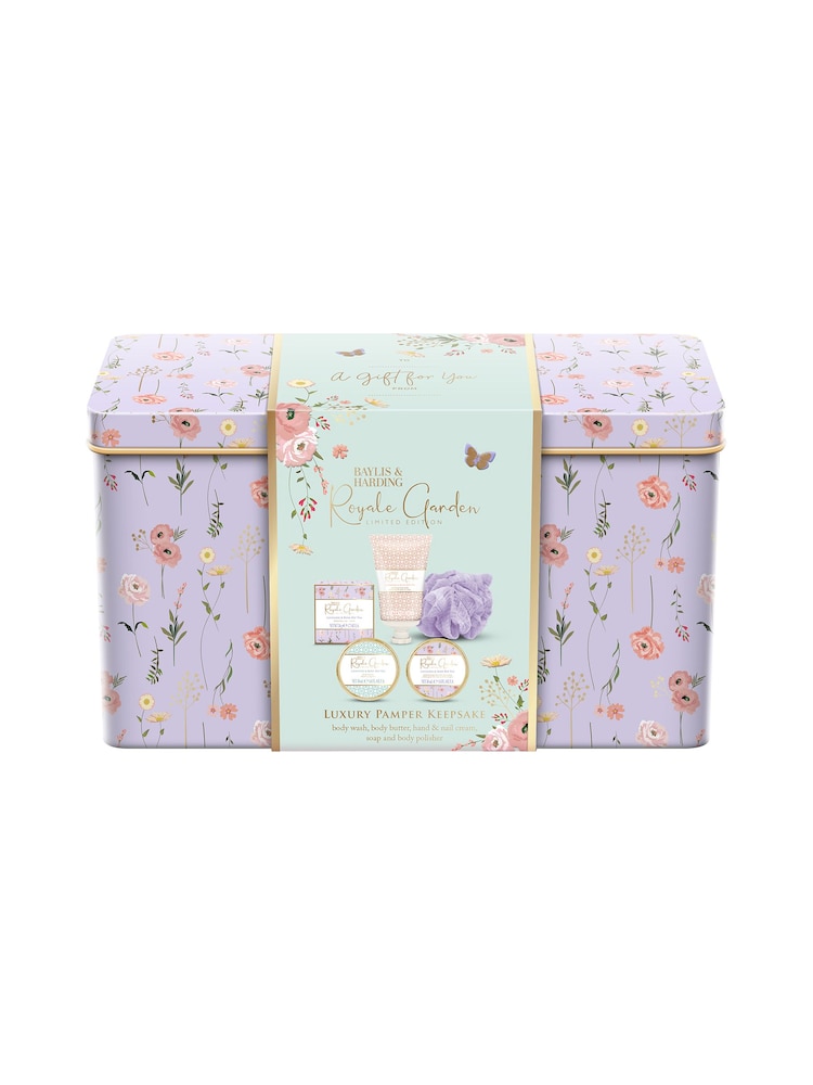 Baylis & Harding Royale Garden Luxury Pamper Keepsake Tin Gift Set - Image 1 of 5 Baylis & Harding Royale Garden Luxury Pamper Keepsake Tin Gift Set - Image 1 of 5