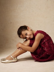Reiss Dulcie Sequin-Embellished Tiered Dress - Imagen 4 de 5