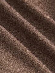 Reiss Brown Belmont Db Slim-Fit Double-Breasted Textured Suit Blazer With Wool - Image 7 of 7