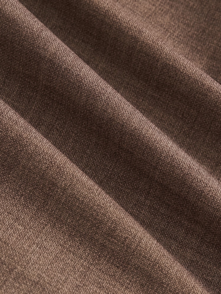 Reiss Brown Belmont Db Slim-Fit Double-Breasted Textured Suit Blazer With Wool - Image 7 of 7 Reiss Brown Belmont Db Slim-Fit Double-Breasted Textured Suit Blazer With Wool - Image 7 of 7
