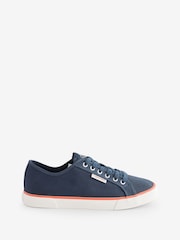 Calvin Klein Blue Essential Vulcanised Trainers - Image 1 of 1