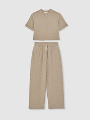 Reiss Finley Top And Trousers Lounge Set - Imagen 2 de 5
