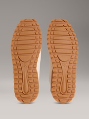 Calvin Klein White Low Profile Leather Runner Trainers - Image 4 of 5