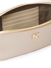 Calvin Klein White Minimal Mono Camera Bag - Image 4 of 4