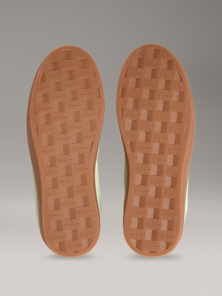 Branco - Calvin Klein Classic Cupsole Mix In Shoes - Imagem 5 de 5