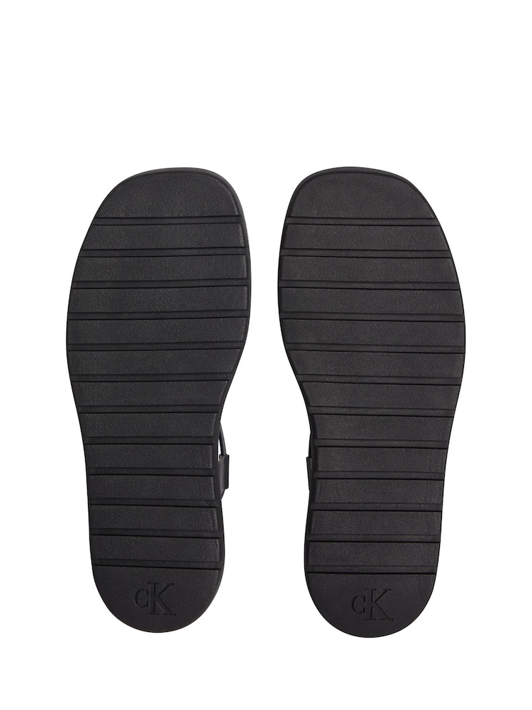 Calvin Klein Rope Toe Post Leather Sandals - صورة 5 من 5 Calvin Klein Rope Toe Post Leather Sandals - صورة 5 من 5