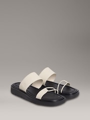 Calvin Klein Rope Soft Leather Sandals - Imagem 2 de 5