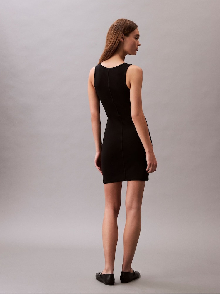 Calvin Klein Black Rib Tank Dress - Image 2 of 5