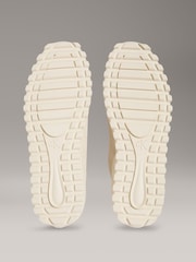 Calvin Klein White Low Profile Leather Runner Trainers - Image 5 of 5