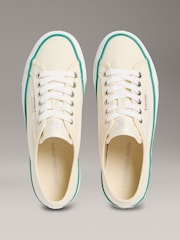 Calvin Klein Green Vulcanised Trainers - Image 4 of 5