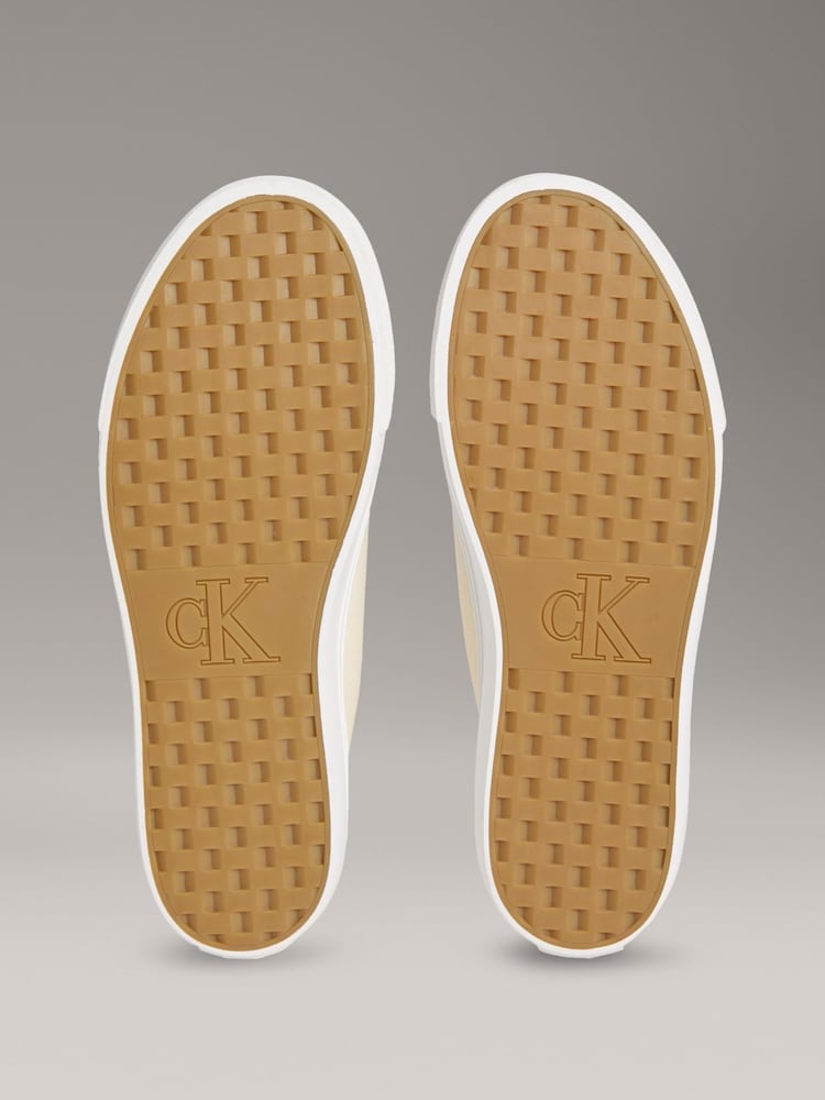 Calvin Klein Green Vulcanised Trainers - Image 5 of 5