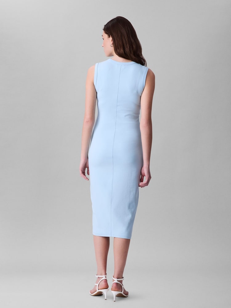 Blau - Calvin Klein Cotton Dress - Bild 2 von 5