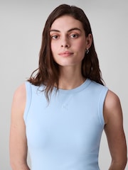 Blau - Calvin Klein Cotton Dress - Bild 4 von 5