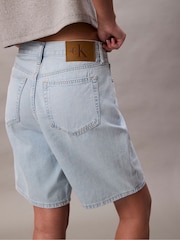 Bermuda Calvin Klein Relaxed Linen cotton shorts - Imagem 5 de 5