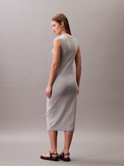Grau - Calvin Klein Cotton Dress - Bild 2 von 5