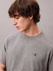 Calvin Klein Grey Short Sleeve Easy Monogram T-Shirt - Image 2 of 5