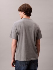 Calvin Klein Grey Short Sleeve Easy Monogram T-Shirt - Image 4 of 5