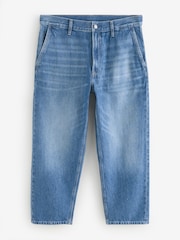 Calvin Klein Blue Cropped Tapered Jeans - Image 1 of 1
