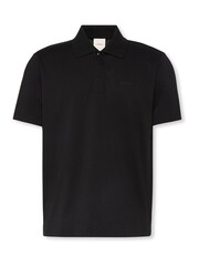 Calvin Klein Black Snap Button Pique Polo Shirt - Image 6 of 6