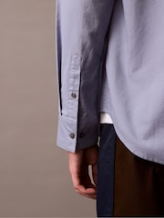 Calvin Klein Blue Classic Oxford Shirt - Image 5 of 5