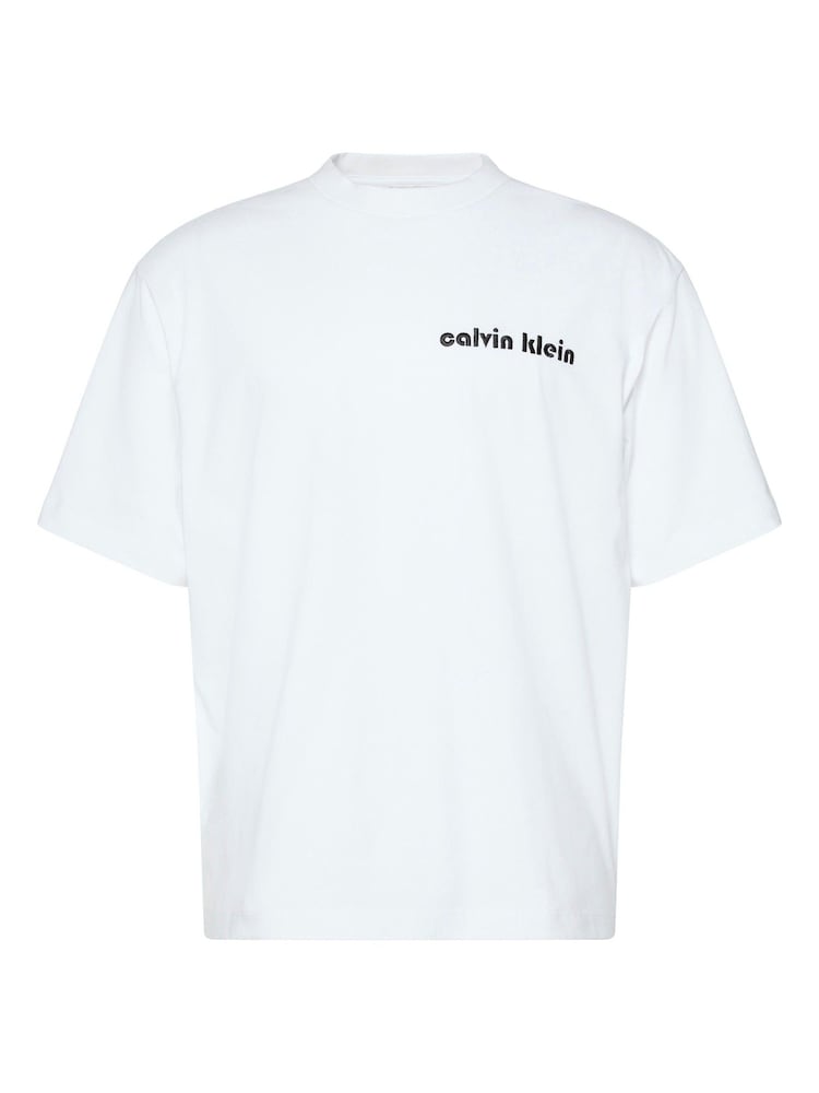 Calvin Klein White Short Sleeve Resort T-Shirt - Image 1 of 3