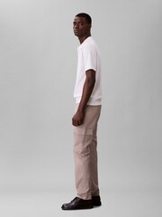 Calvin Klein Pink Slim Stretch Cotton Cargo Trousers - Image 3 of 5