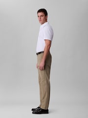 Calvin Klein Natural Slim Stretch Cotton Chino Trousers - Image 3 of 4