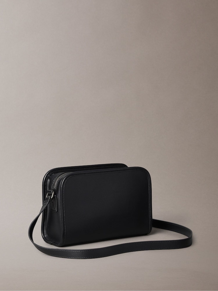 Calvin Klein Black Sculpted Monogram Cross-Body Bag - Image 2 of 4 Calvin Klein Black Sculpted Monogram Cross-Body Bag - Image 2 of 4