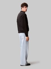 Calvin Klein Black Premium Terry Sweatshirt - Image 2 of 7