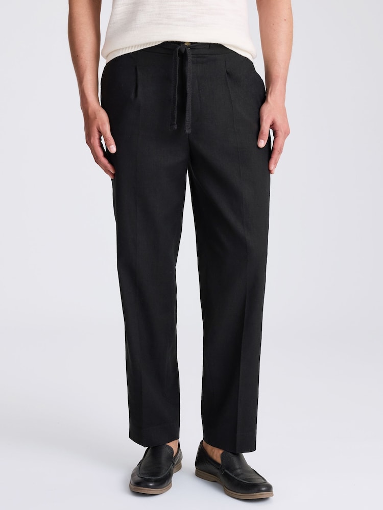 MOSS Matte Linen Beach Trousers - Imagen 1 de 5