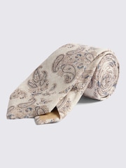 MOSS Bottinelli Silk Paisley Tie - Image 1 of 2