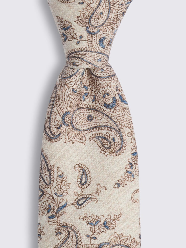MOSS Bottinelli Silk Paisley Tie - Image 2 of 2 MOSS Bottinelli Silk Paisley Tie - Image 2 of 2