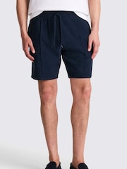MOSS Blue 100% Cotton Terry Towelling Shorts - Image 1 of 4