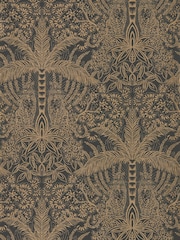 Clarke & Clarke Copper Midnight Leopardo Print Exotica 2 10M Wallpaper - Image 1 of 1